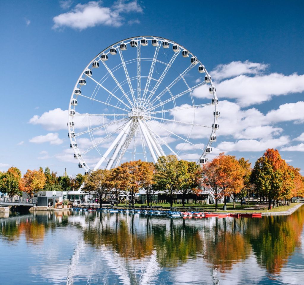 ferris wheel in Old Port, Montreal