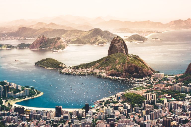 Rio de Janeiro Brazil aerial view